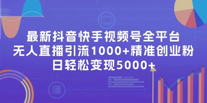 最新抖音快手视频号全平台无人直播引流1000+精准创业粉，日轻松变现5000+ - 淘客掘金网-淘客掘金网