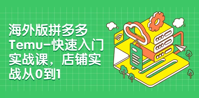 海外版拼多多Temu-快速入门实战课，店铺实战从0到1（12节课） - 淘客掘金网-淘客掘金网