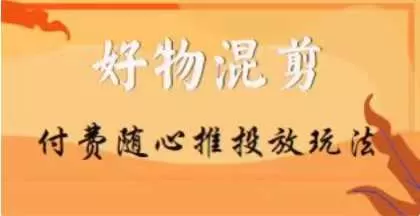 【万三】好物混剪付费随心推投放玩法，随心投放小课抖音教程 - 淘客掘金网-淘客掘金网