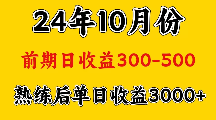 高手是怎么赚钱的.前期日收益500+熟练后日收益3000左右 - 淘客掘金网-淘客掘金网