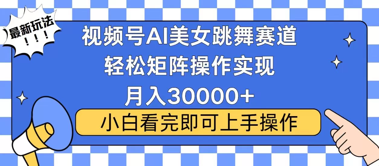 （13813期）视频号蓝海赛道玩法，当天起号，拉爆流量收益，小白也能轻松月入30000+ - 淘客掘金网-淘客掘金网